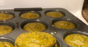 Breakfast Chickpea Spinach Muffins