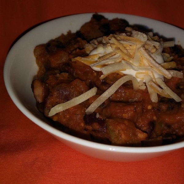 Spicy Sausage Pumpkin Chili