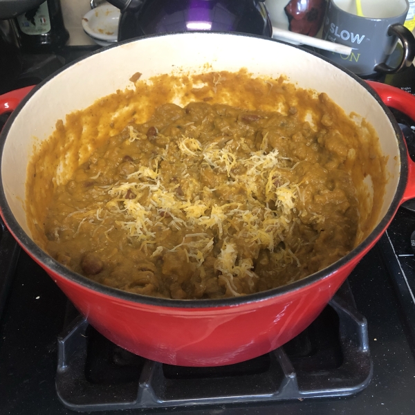 Spicy Sausage Pumpkin Chili