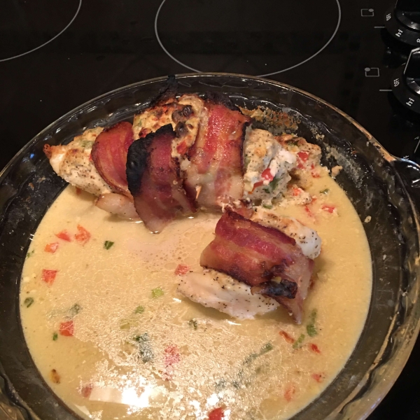 Stuffed and Wrapped Chicken Breast