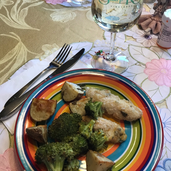 Sheet Pan Citrus and Sage Chicken with Roasted Broccoli and Potatoes