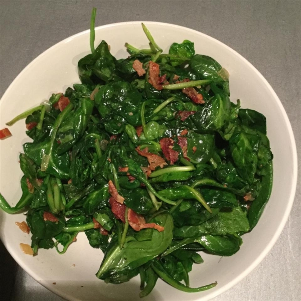 Pan Fried Spinach