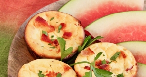 Savory Breakfast Mini Cheesecakes