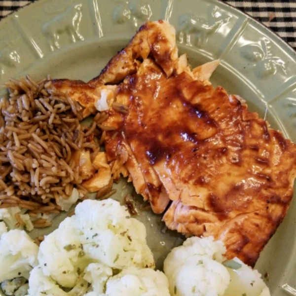 Barbequed Steelhead Trout