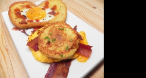 Egg in a Hole French Toast Grilled Cheese