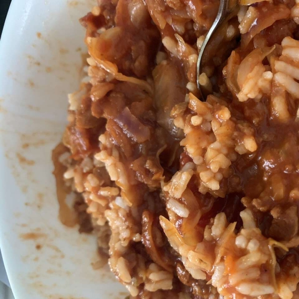 Grandma Elaine's Unstuffed Cabbage Rolls