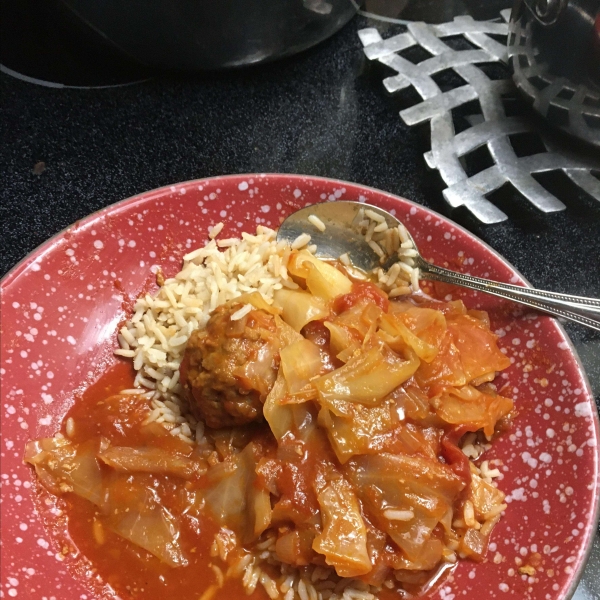 Grandma Elaine's Unstuffed Cabbage Rolls