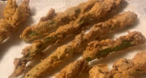 Deep-Fried Parmesan Asparagus Fries