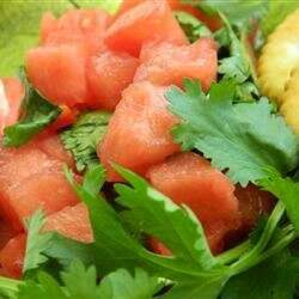 Uncle Jon's Watermelon Salsa