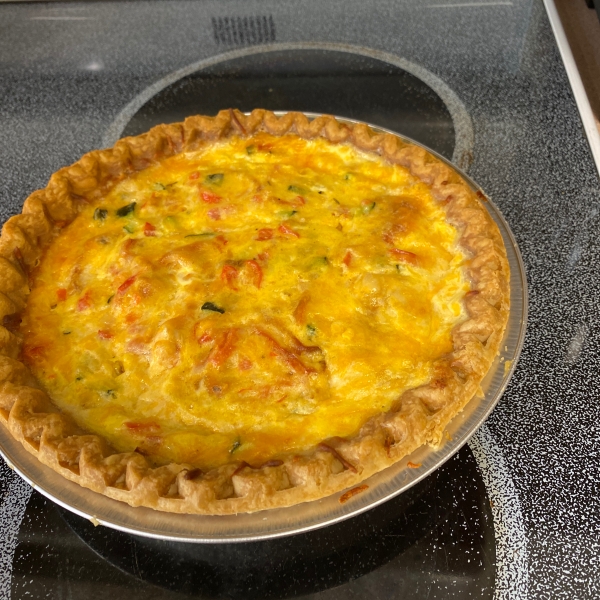 Loaded Vegetarian Quiche