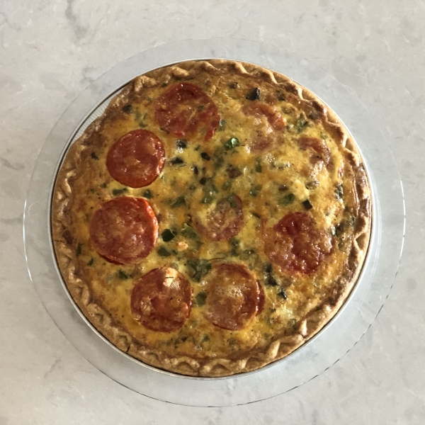 Loaded Vegetarian Quiche