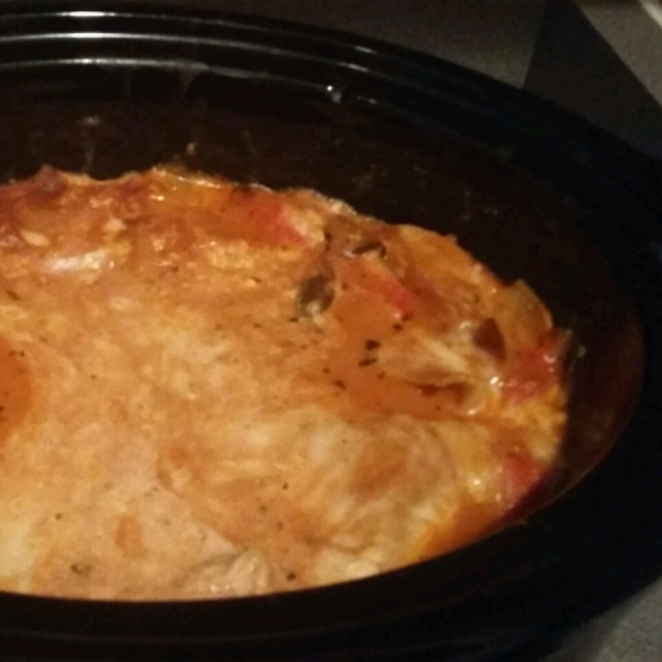 Slow Cooker Spinach and Crab Lasagna