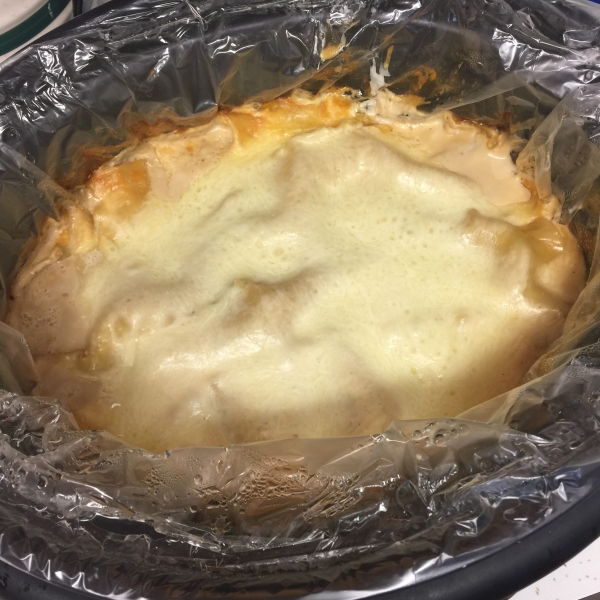 Slow Cooker Spinach and Crab Lasagna
