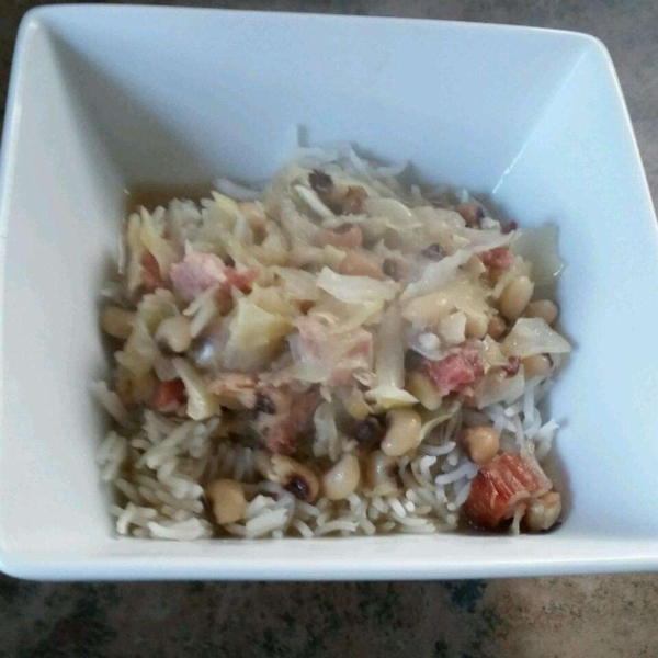 Lucky New Year's Black-Eyed Pea Stew