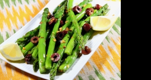 Spicy Asparagus with Garlic