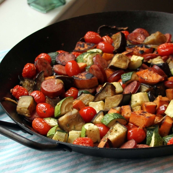 Autumn Ratatouille with Hillshire Farm® Smoked Sausage