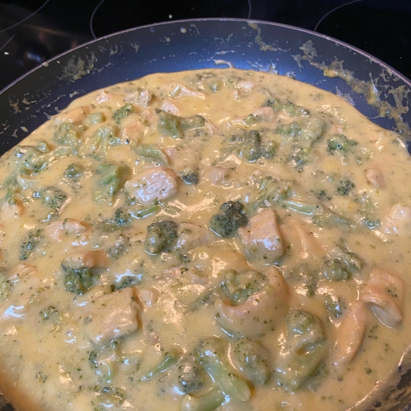 2-Step Skillet Chicken Broccoli Divan