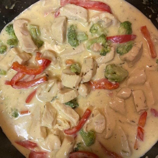 2-Step Skillet Chicken Broccoli Divan