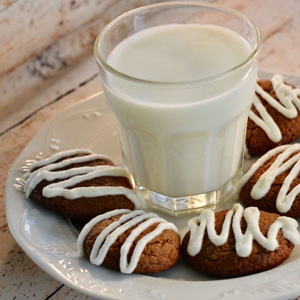 Ginger Cookies with Orange Glaze