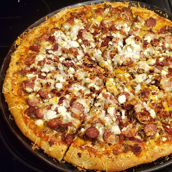 No-Yeast Pizza Crust