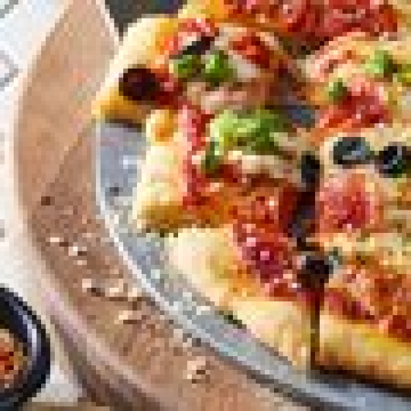 No-Yeast Pizza Crust