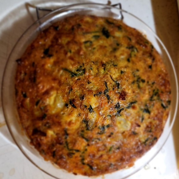 Crustless Spinach Quiche