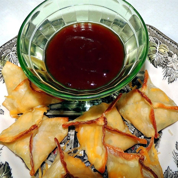 Baked Jalapeno Chicken and Cheese Wontons