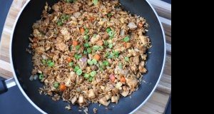 Leftover Turkey Fried Rice