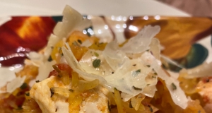 Chicken with Spaghetti Squash and Fire-Roasted Tomatoes