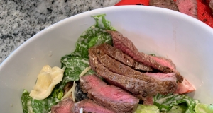 Tortellini, Steak, and Caesar