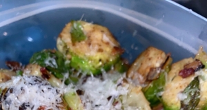 Sautéed Brussels Sprouts with Bacon and Onions