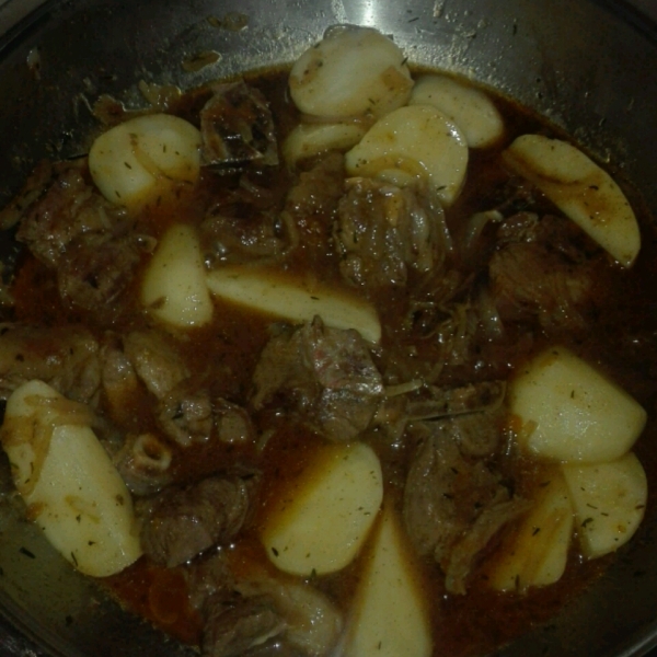 Lamb Stew with Green Beans