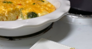 Vegetable Frittata with Cheddar