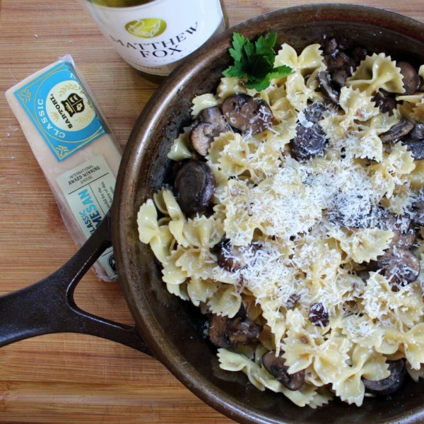 Pasta with Baby Bella Mushrooms
