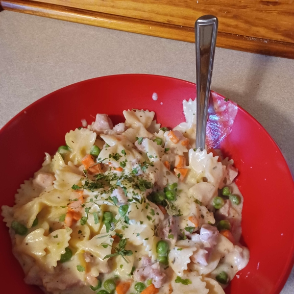 One-Pot Ham and Veggie Pasta