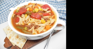 Hamburger Stew with Noodles