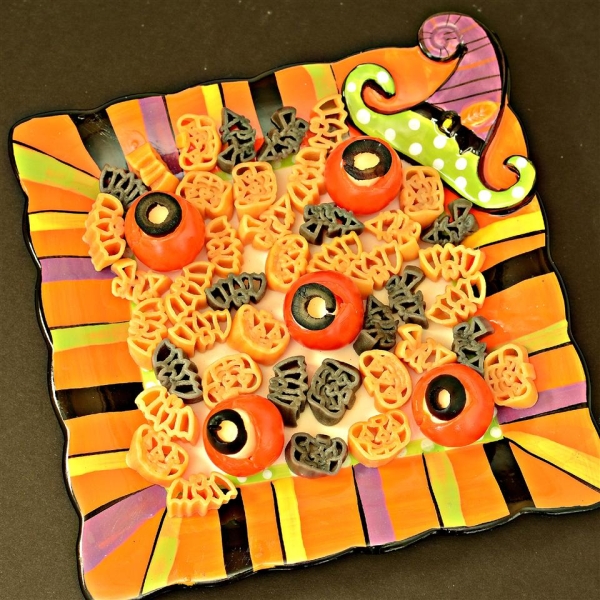 Eyeballs for Halloween Spaghetti