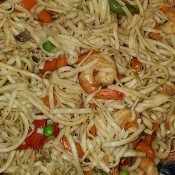 Quick Shrimp Lo Mein