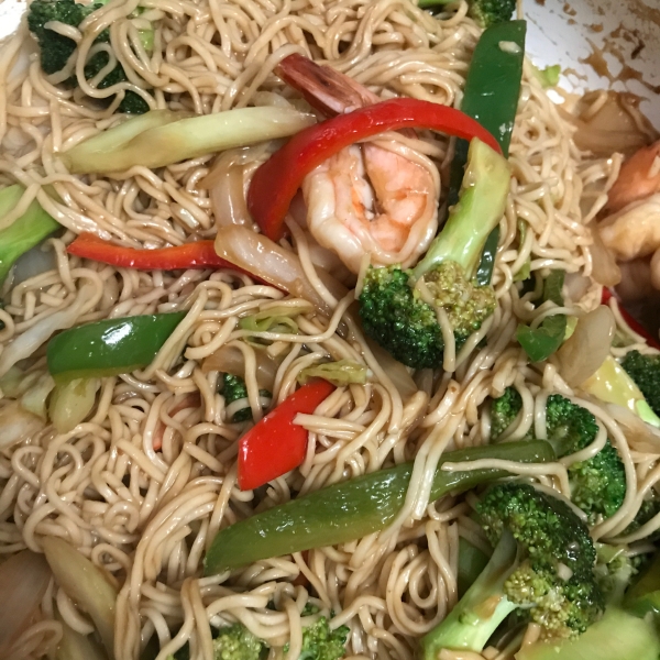 Quick Shrimp Lo Mein