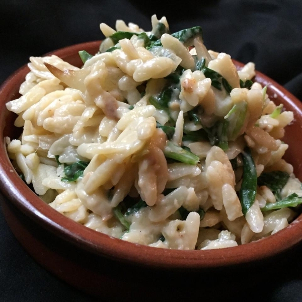 Parmesan and Spinach Orzo