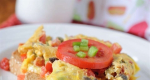 Eggs Creole Over Toast