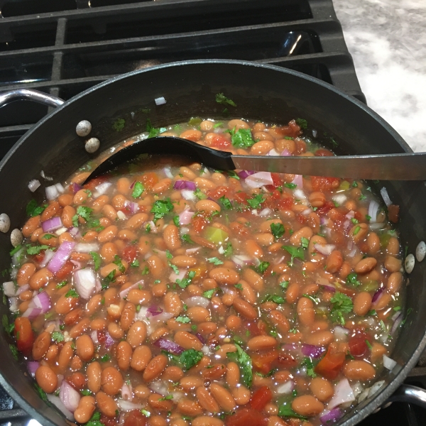 Easy Cowboy Beans (Frijoles Charros)