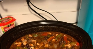 Meatiest Vegetarian Chili from Your Slow Cooker