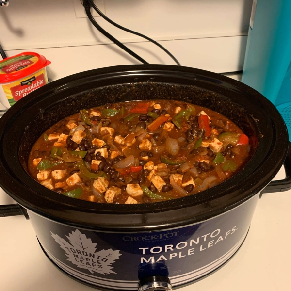 Meatiest Vegetarian Chili from Your Slow Cooker