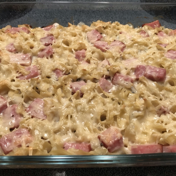 Ham and Swiss Casserole