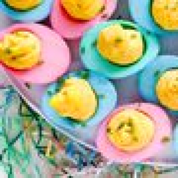 Easter Deviled Eggs