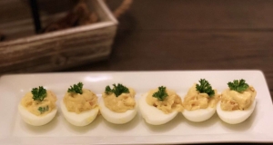 Shrimp and Dill Deviled Eggs