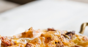Savory Sausage Sun-Dried Tomato and Pumpkin Bread Pudding