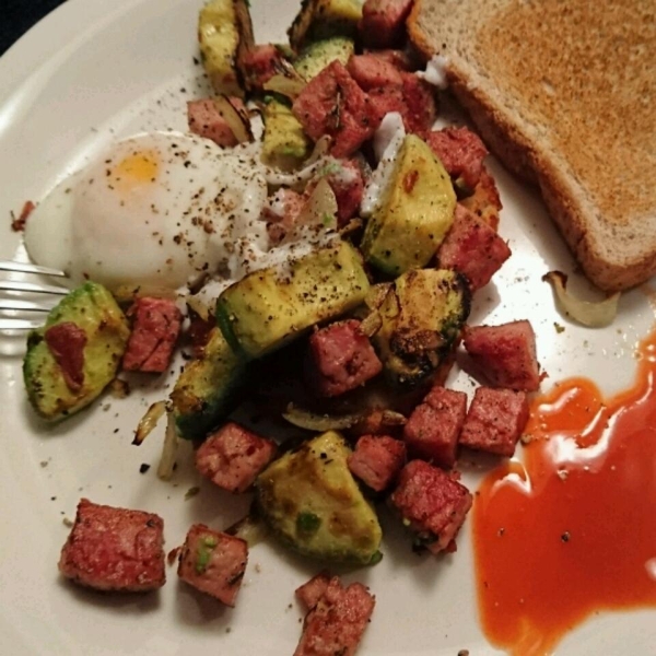 Over Easy SPAM®-ocado Hash