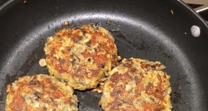 Mushroom Veggie Burger